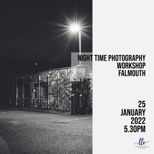 Falmouth night time photography workshop Cornwall